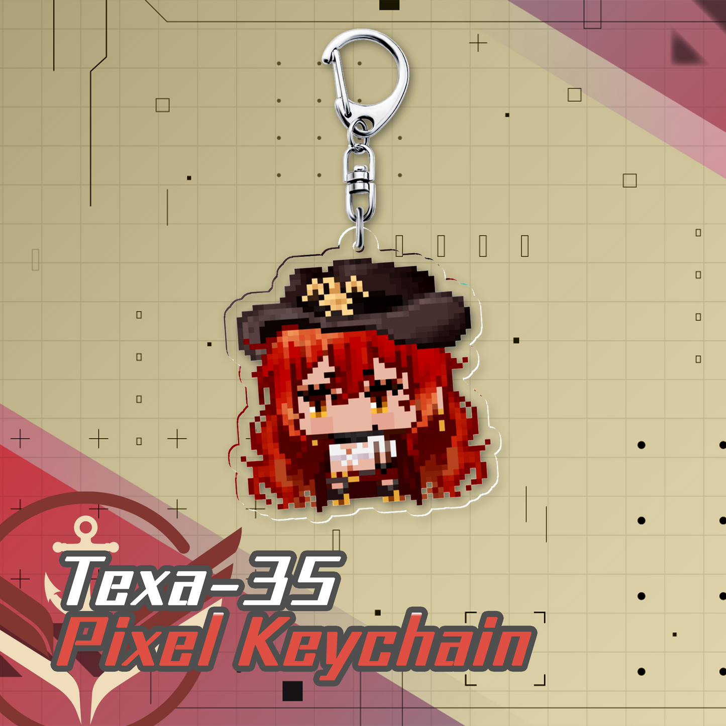 VFleet Project : Little Pixel Acrylic Keychains