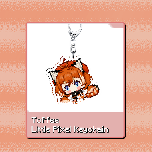 Toffee : Little Pixel Keychain