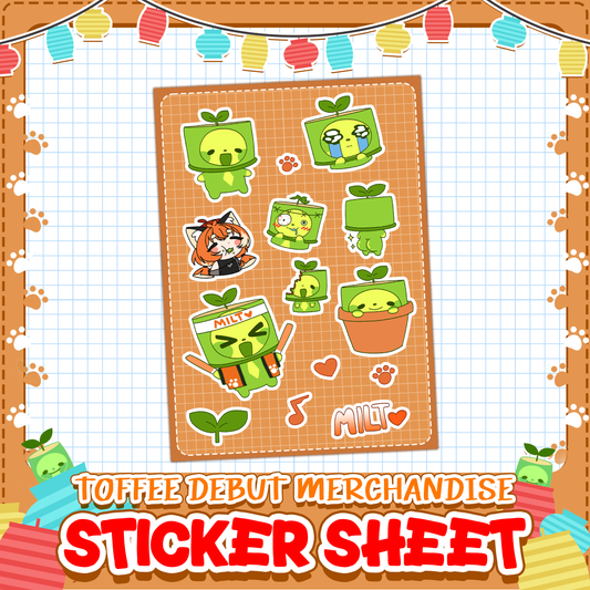 Toffee : Sticker Sheet