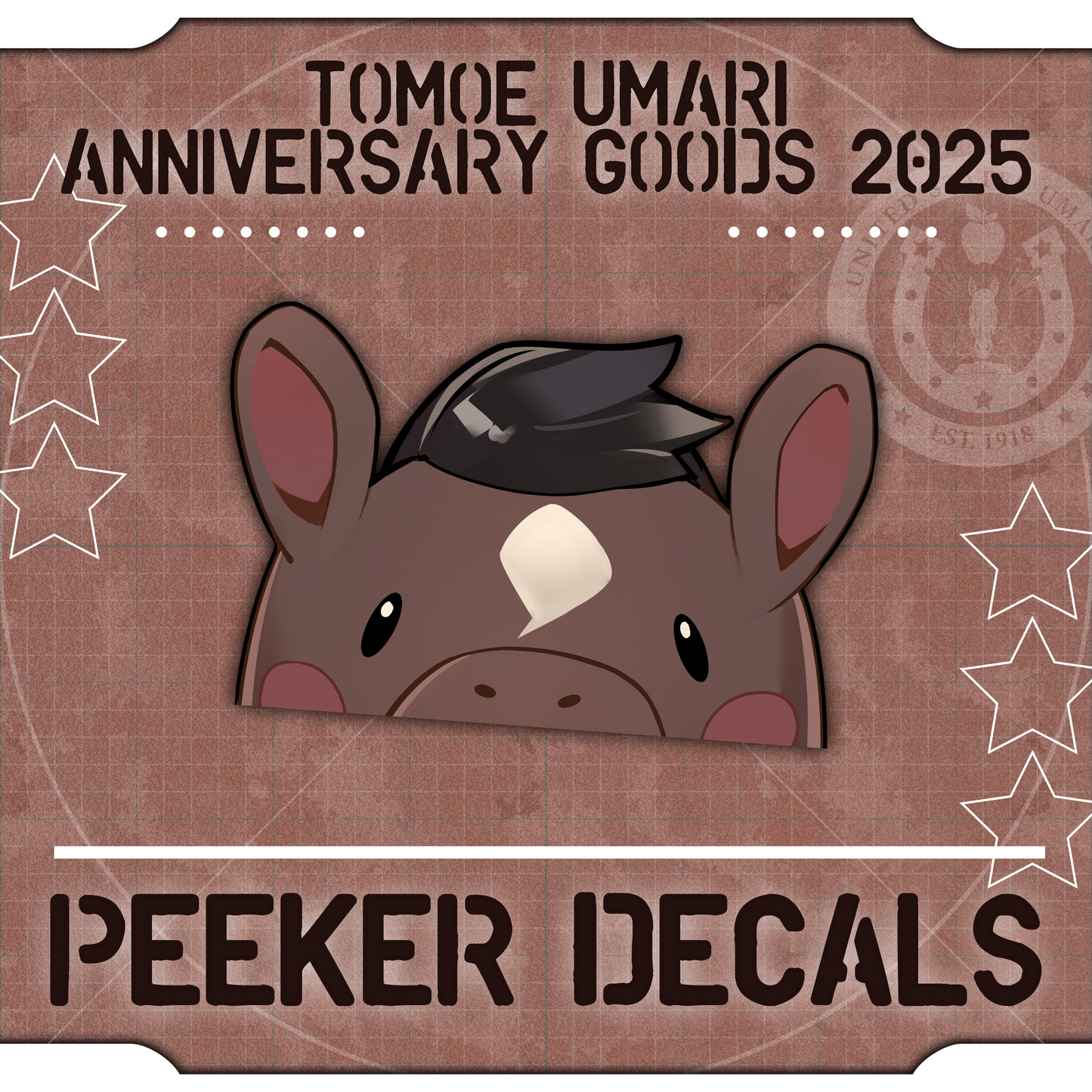 Tomoe Umari : Peeker Decal Set
