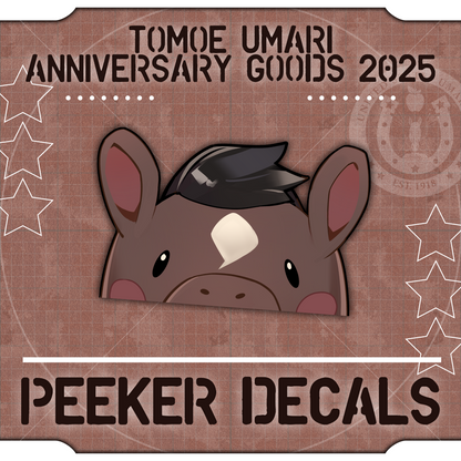 Tomoe Umari : Peeker Decal Set
