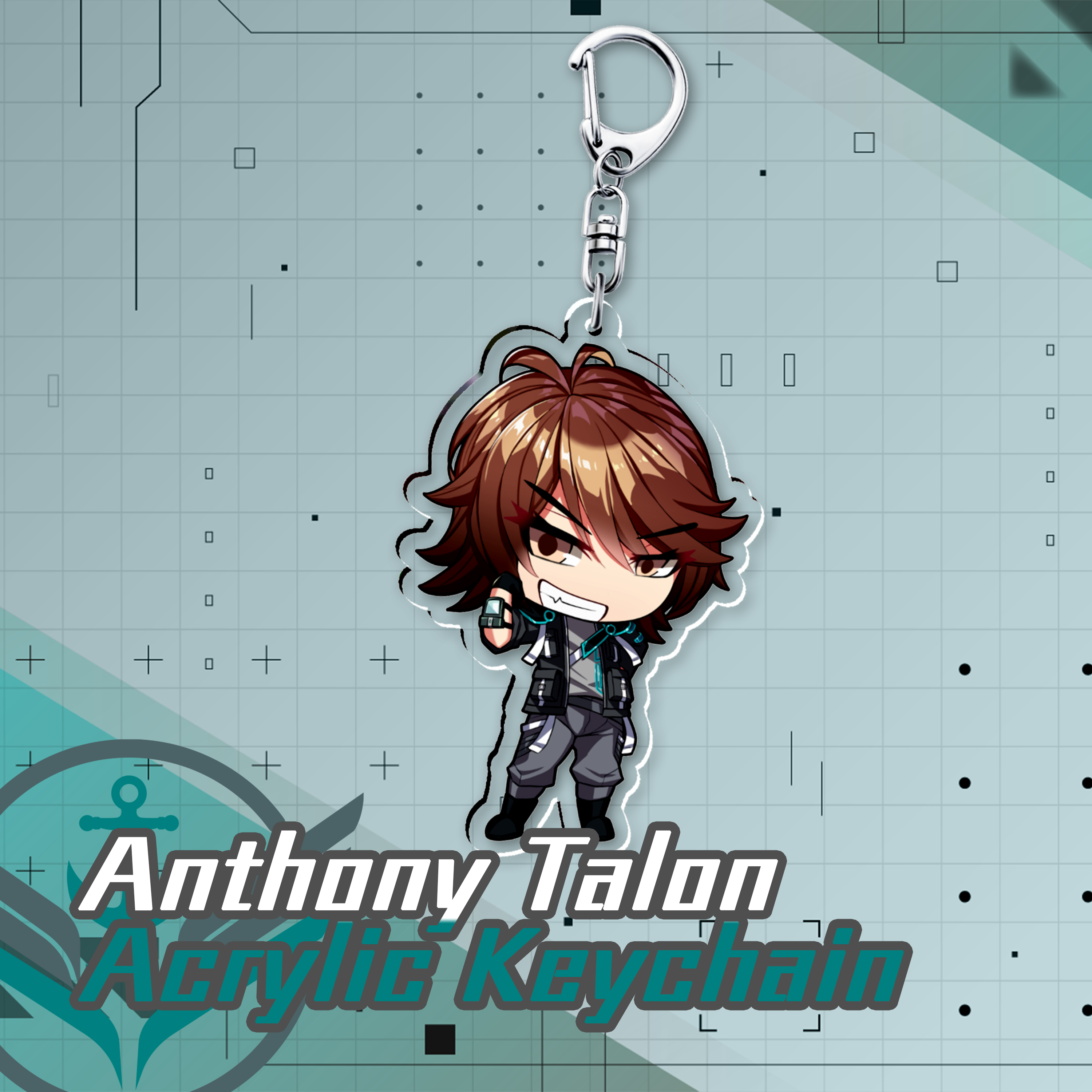 Talosn Key Chain VFleet Project : Anthony Talon Acrylic Keychain – Kawa Entertainment
