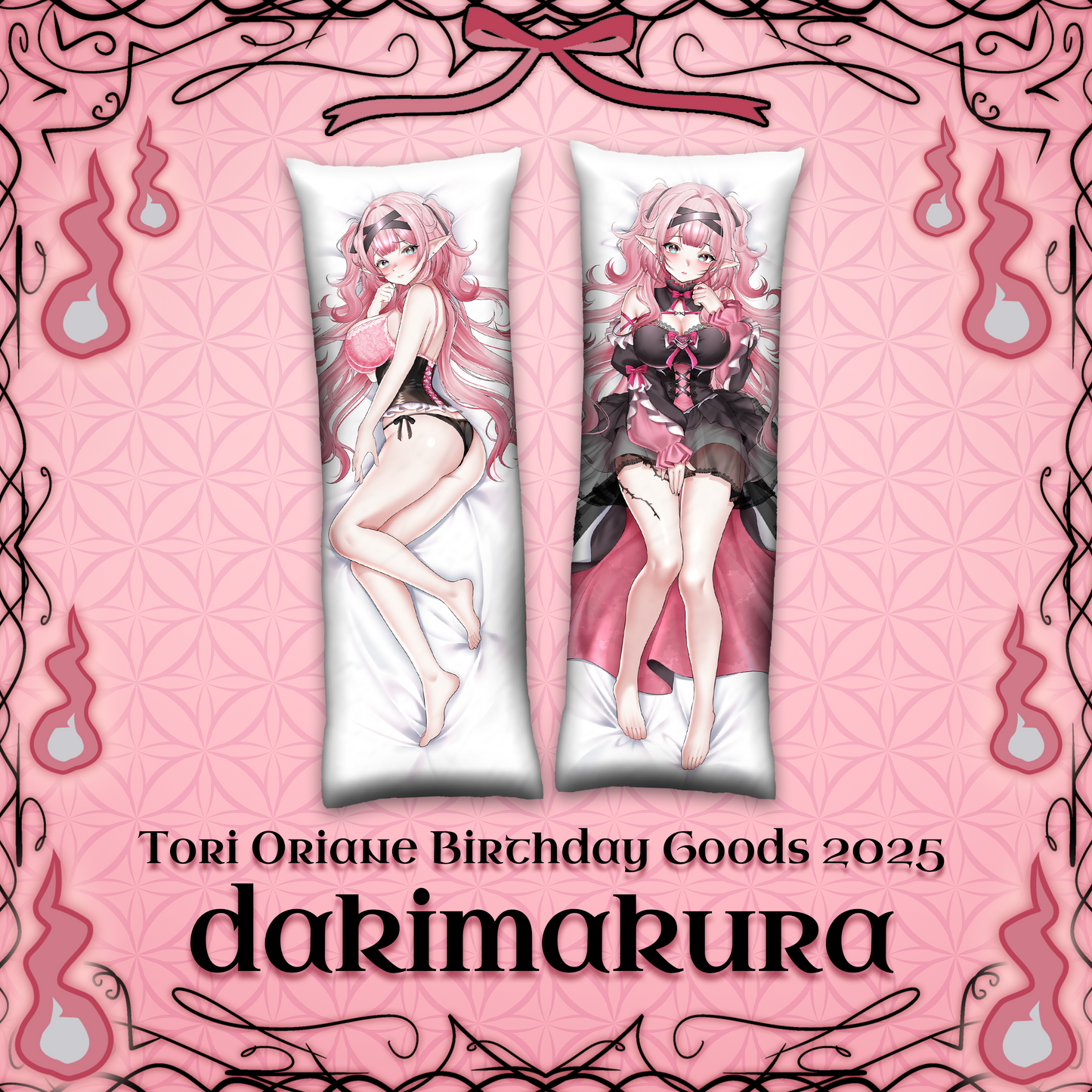 Tori Oriane : Dakimakura Pillowcase