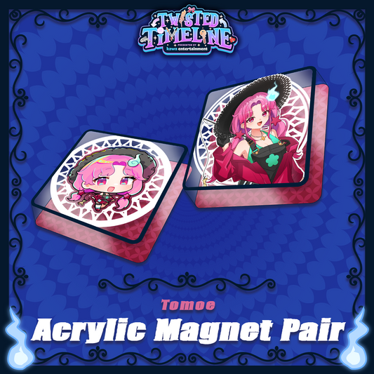Tomoe Carmine : Twisted Timeline Magnet Pair [Pre-Order]