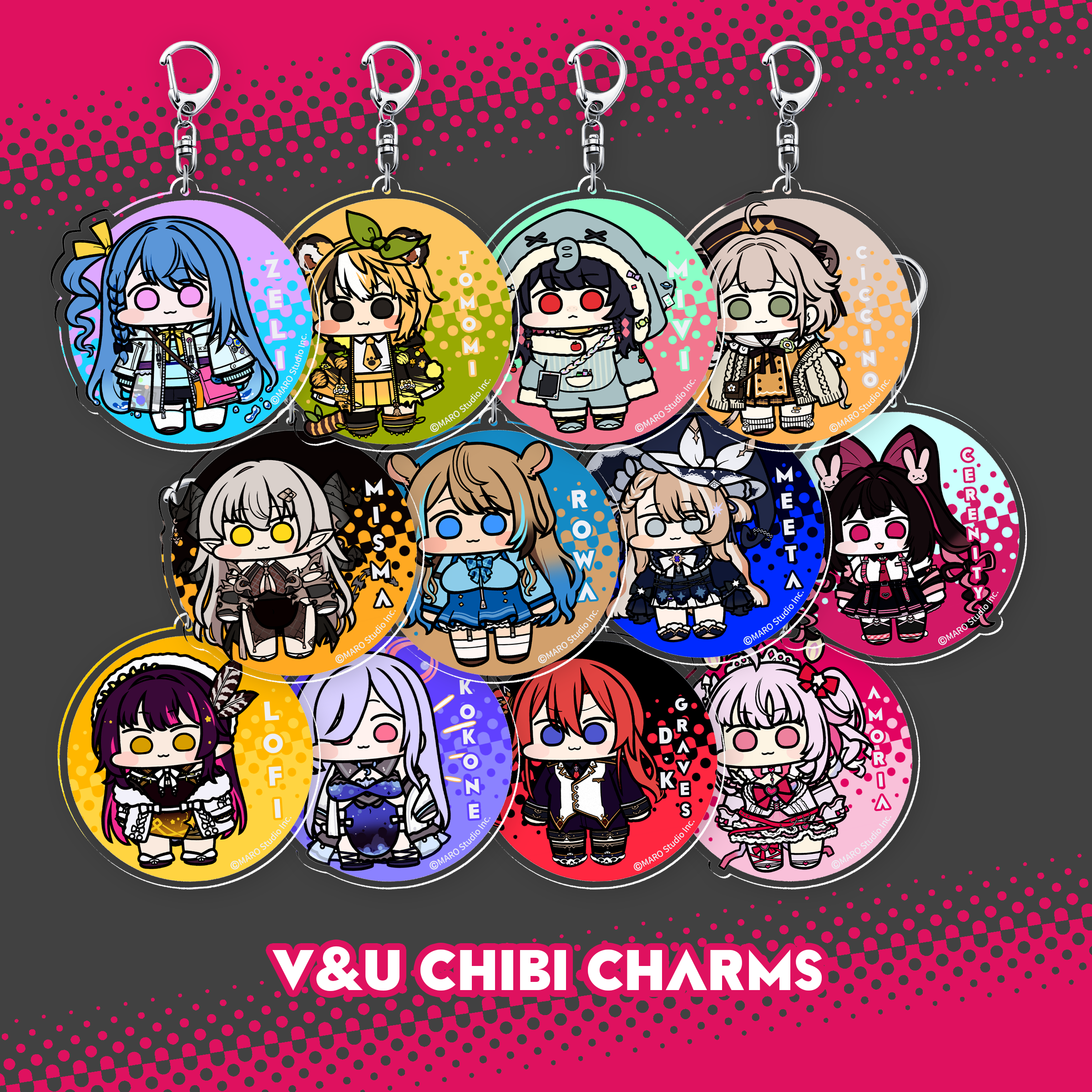 V&U : V&U Chibi Keychains – Kawa Entertainment