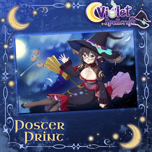 Violet Spellcraft : 11x17" Poster Print