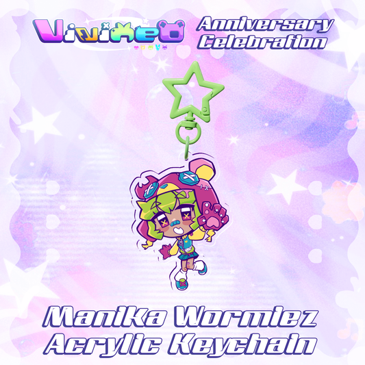 Manika Wormiez : Acrylic Keychain