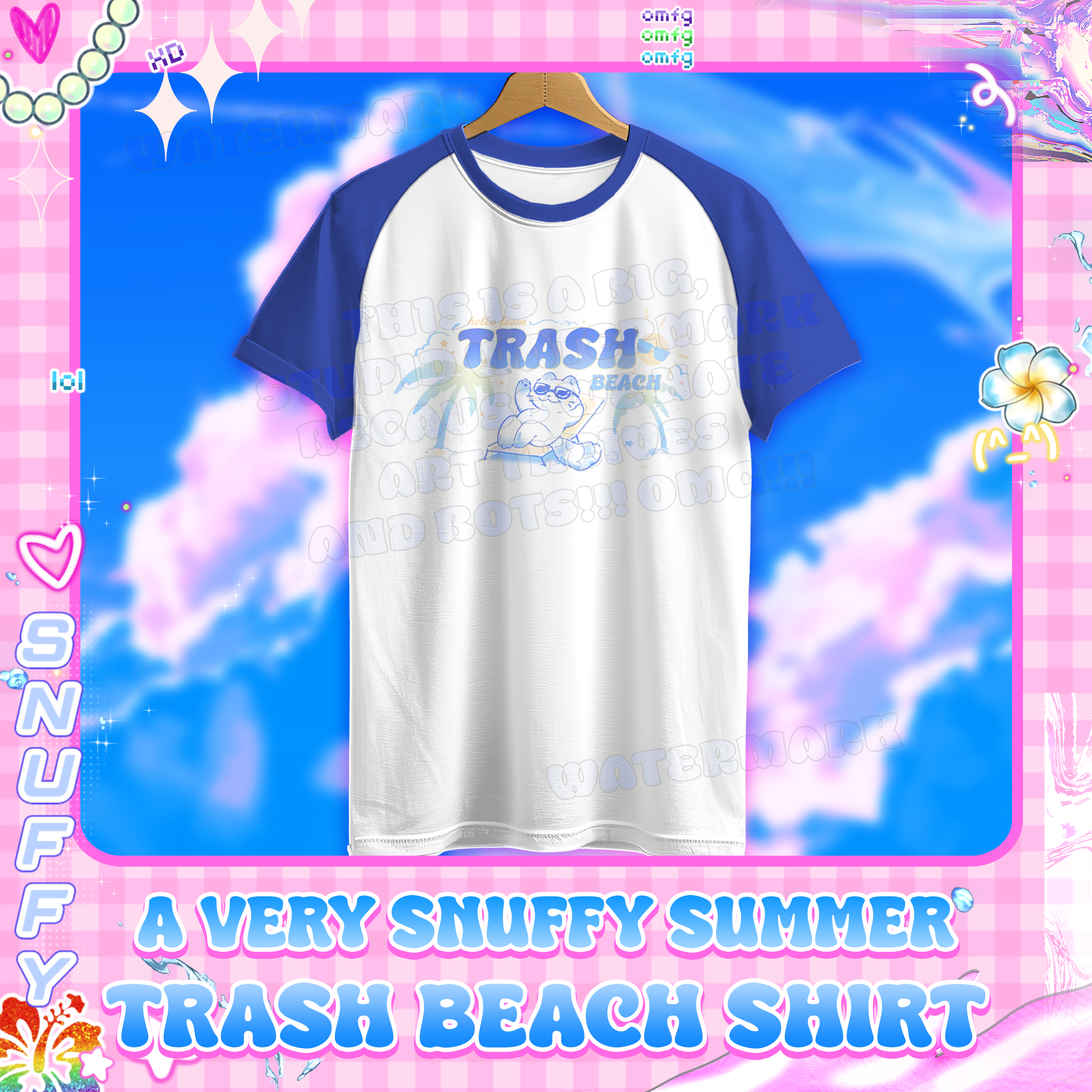 Snuffy : Trash Beach T-Shirt – Kawa Entertainment