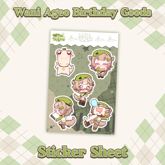 Wani Ageo : Sticker Sheet [Pre-Order]