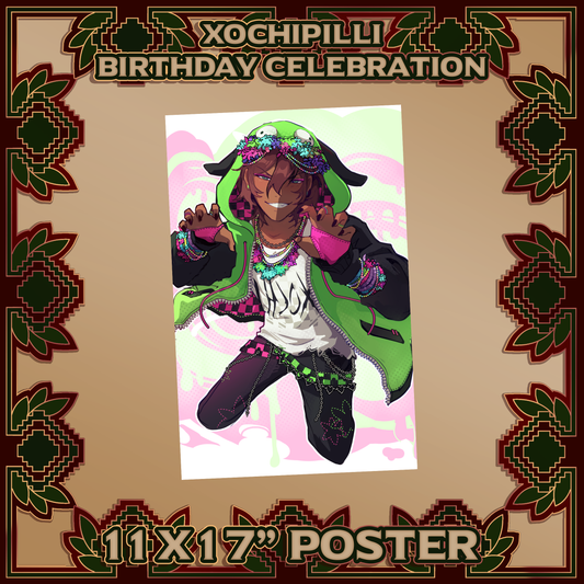 Xochipilli : 11x17" Poster