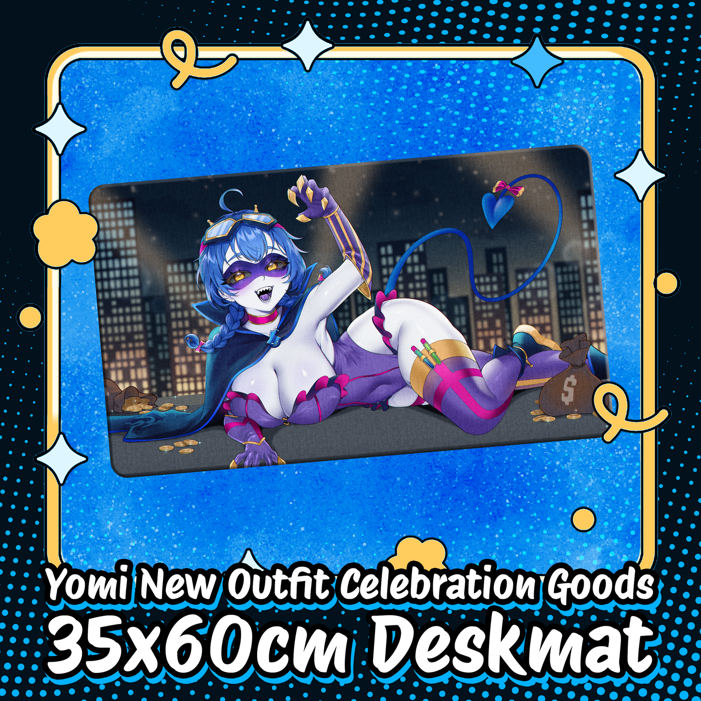 Yomi Quinnley : 35x60cm Deskmat
