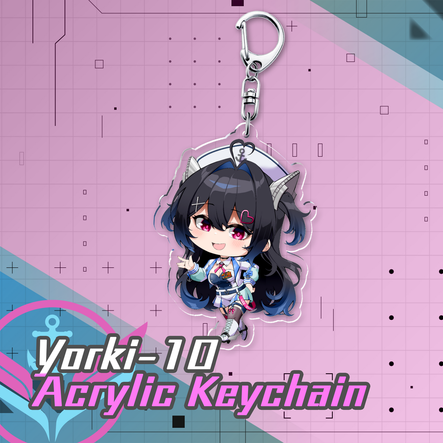 VFleet Project : Yorki-10 Acrylic Keychain