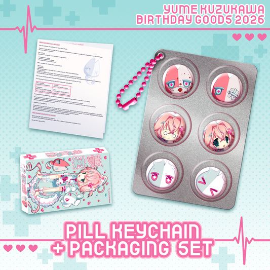 Yume Kuzukawa : Pill Keychain + Packaging Set [Pre-Order]