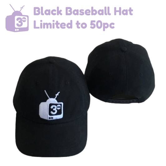 3AM : Black Baseball Cap