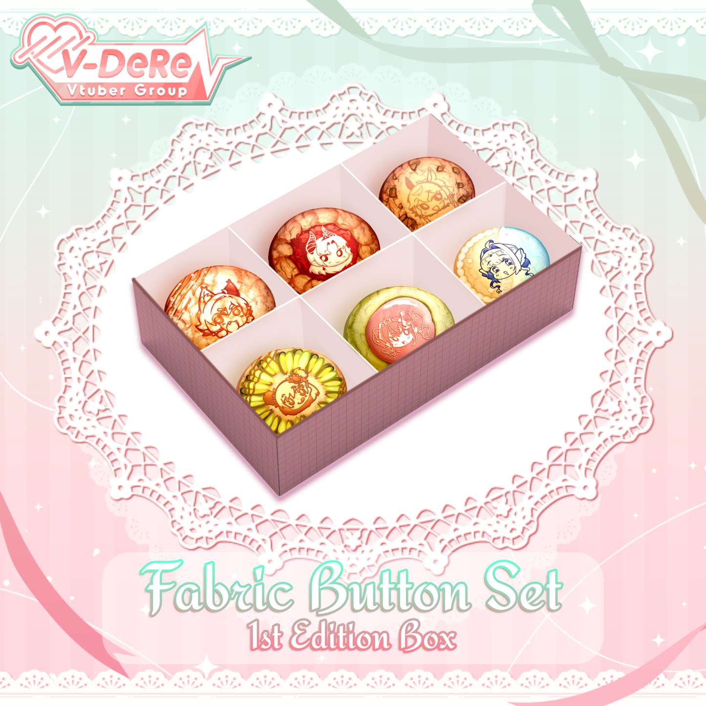 V-Dere : Cookie Buttons Collector's Set [1st Edition]