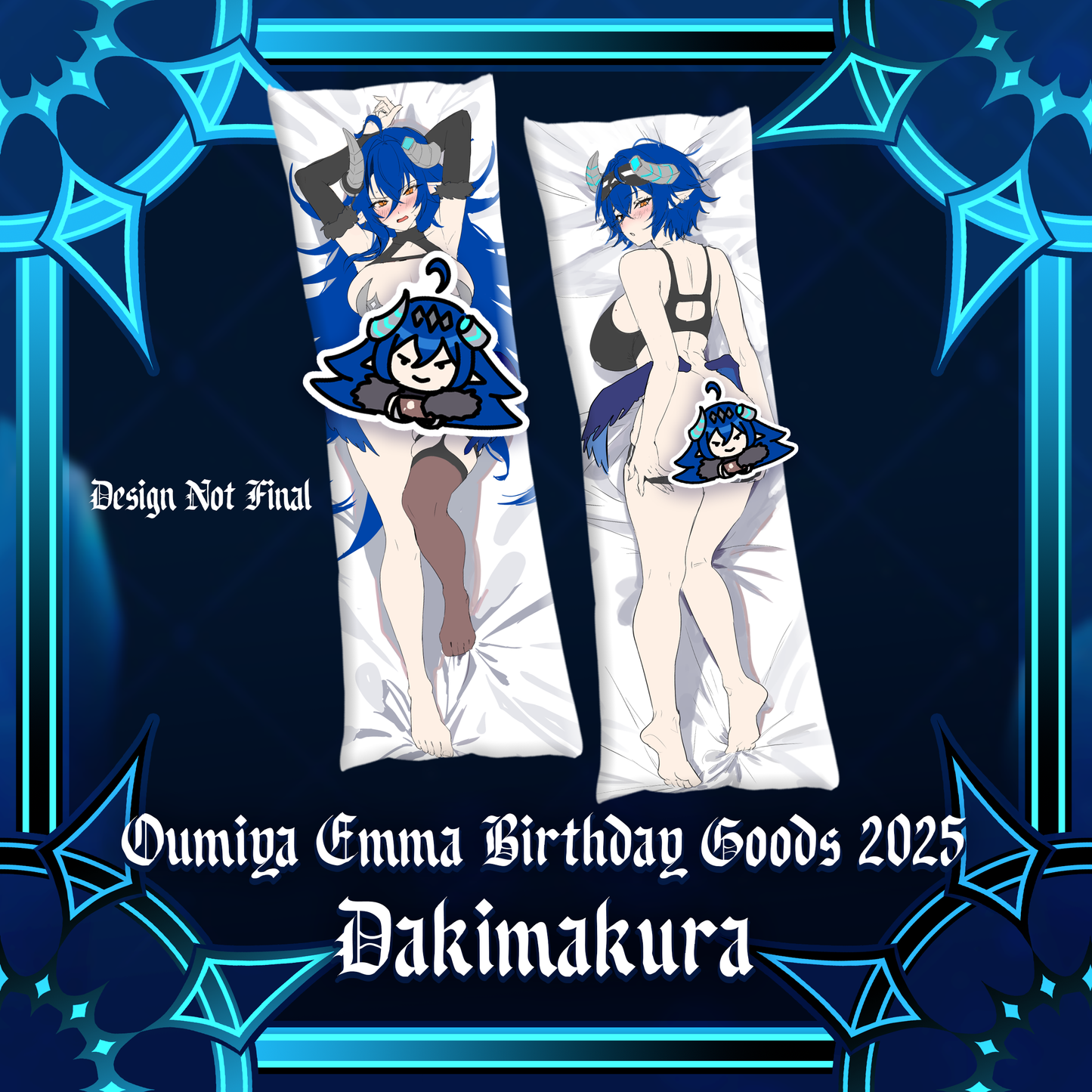 Oumiya Emma : Dakimakura Pillowcase