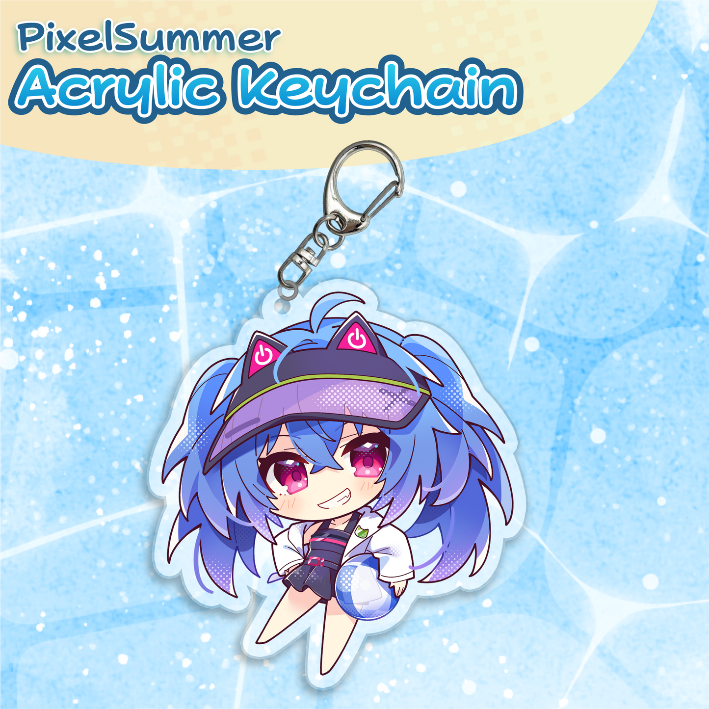 Chiaki Katsumi : PixelSummer Keychain