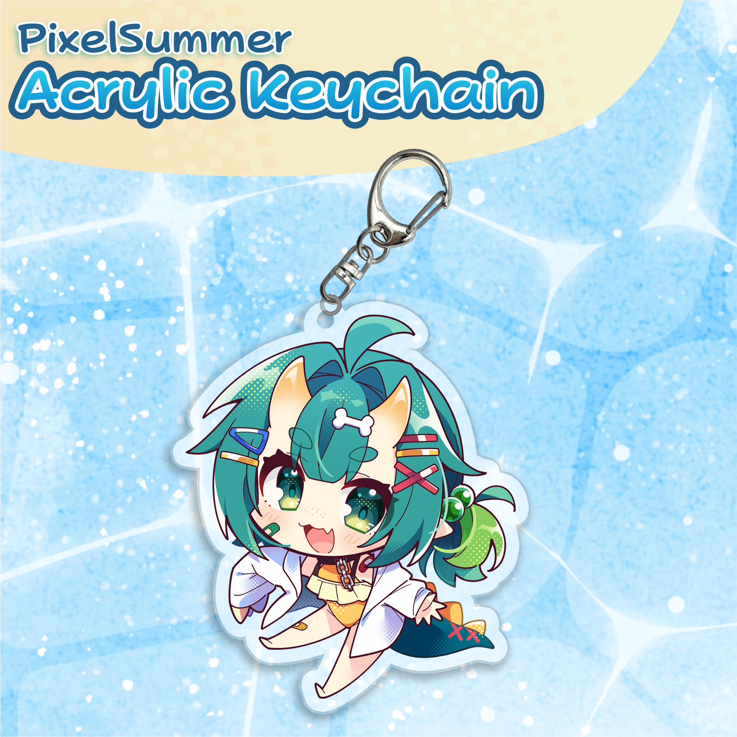 Chio Chompi : PixelSummer Keychain