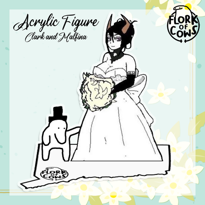 florkofcows : Acrylic Figure - Clark and Malfina