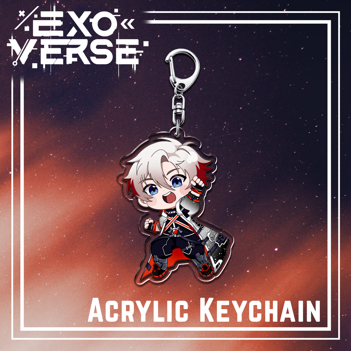 ExoVerse : Acrylic Keychain [Evergreen]