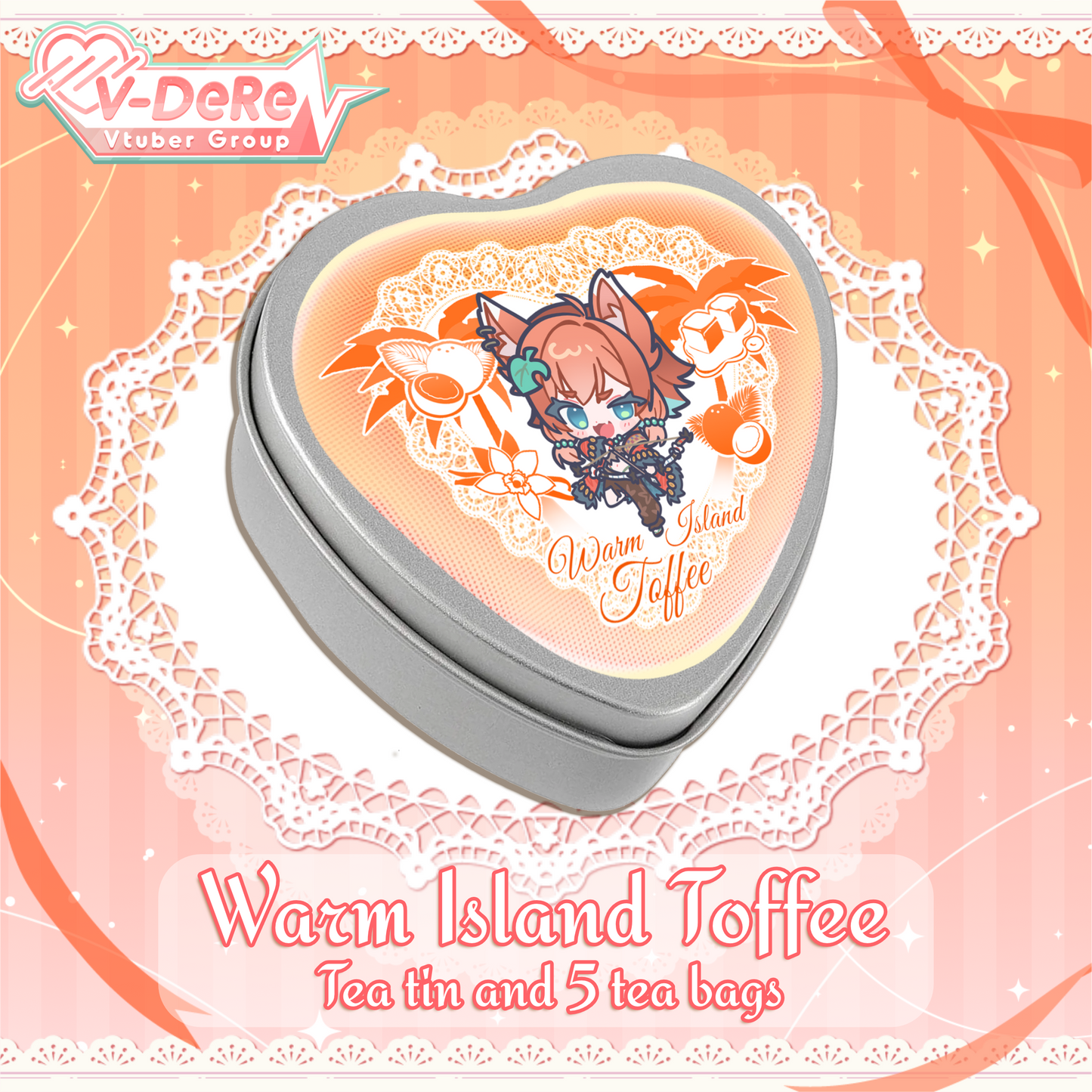 V-Dere : Mozzu's Warm Island Toffee Tea Tin