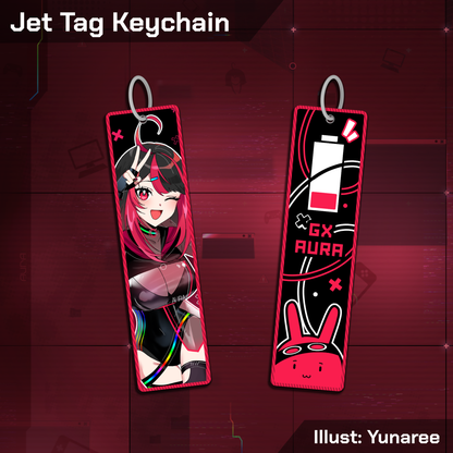 GX Aura : Jet Tag Keychain