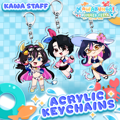 Kawa Staff : Divi Kawabunga Keychain