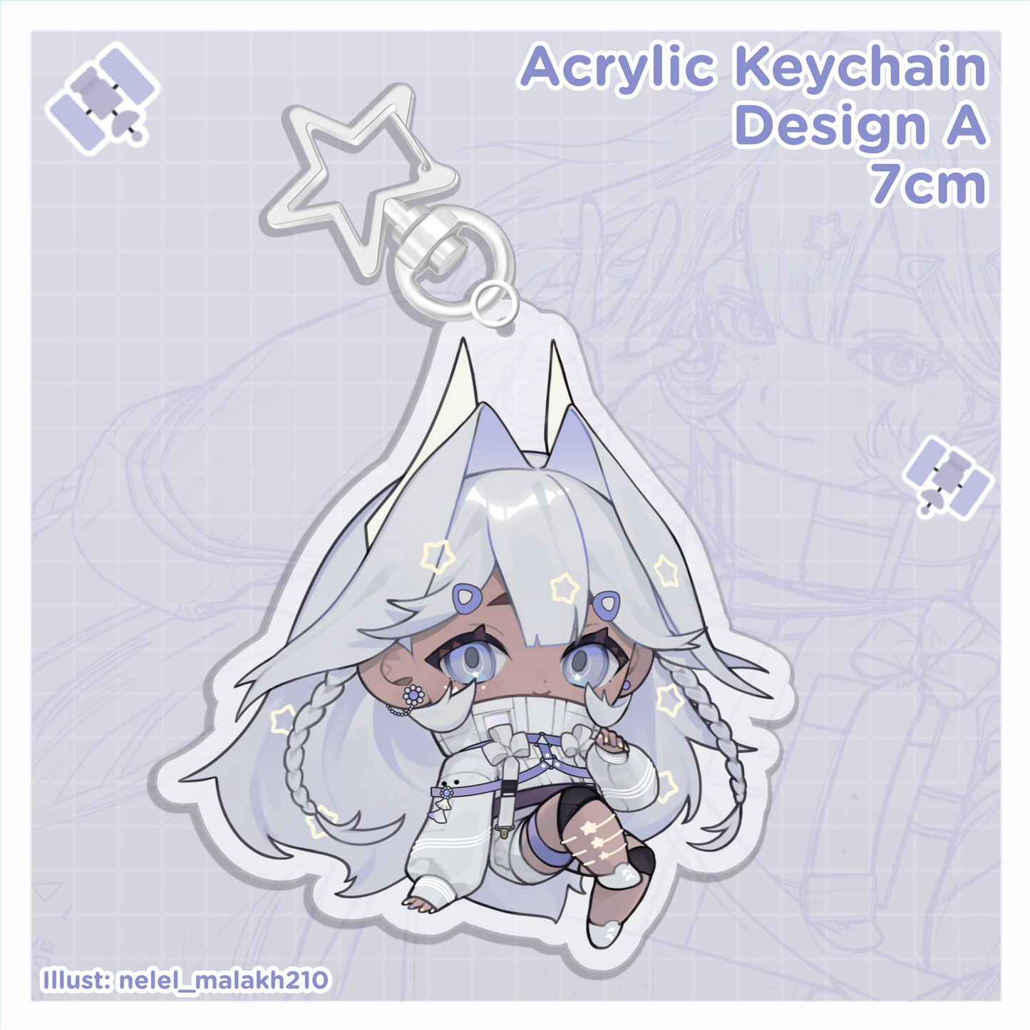 Sadlights : Acrylic Keychain