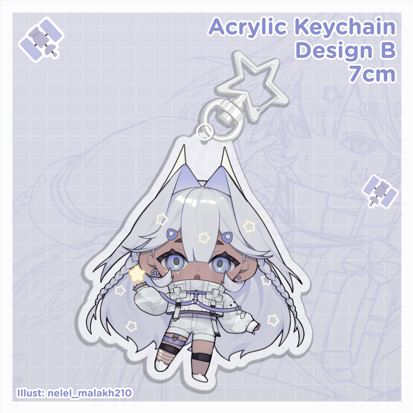 Sadlights : Acrylic Keychain