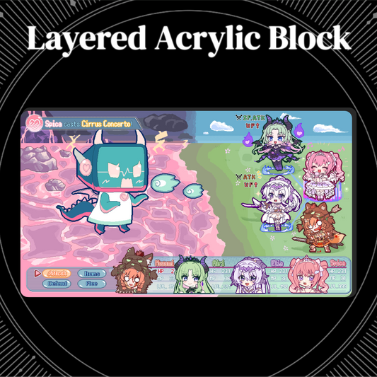 V-Dere : Layered Acrylic Block