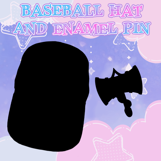 Mino Mieko : Baseball Hat & Enamel Pin (JULY PRE-ORDER)