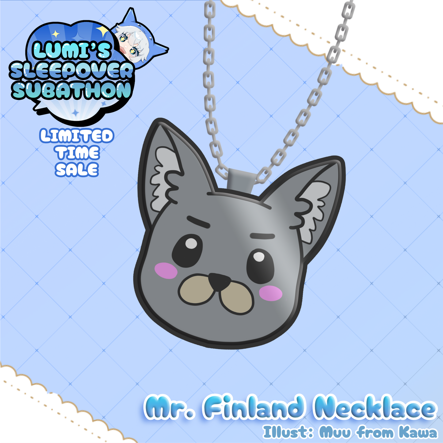 Lumi : Sleepover Subathon - Mr.Fin Necklace