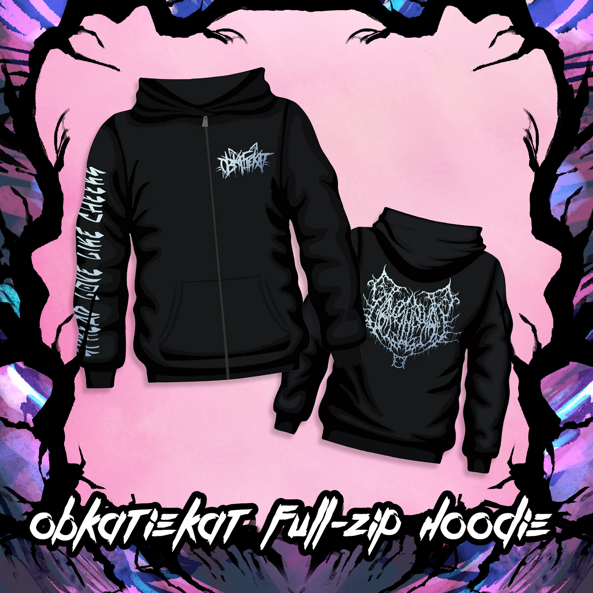 ObKatieKat : Zip-Up Hoodie – Kawa Entertainment ObKatieKat : Zip-Up Hoodie – Kawa Entertainment