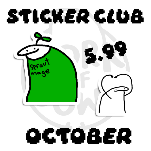 Quarterly Sticker Club (Non- U.S. only!)