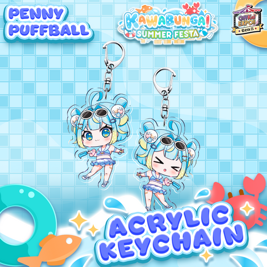 Penny Puffball : Kawabunga Keychain
