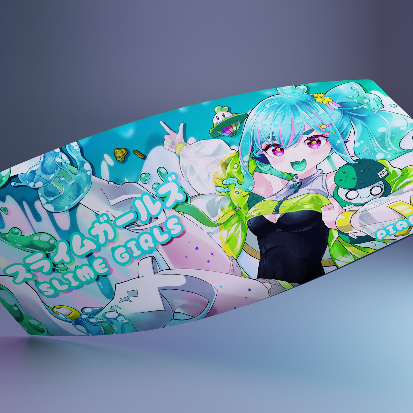 PiaPi UFO : Slime Girls Desk Mat – Kawa Entertainment