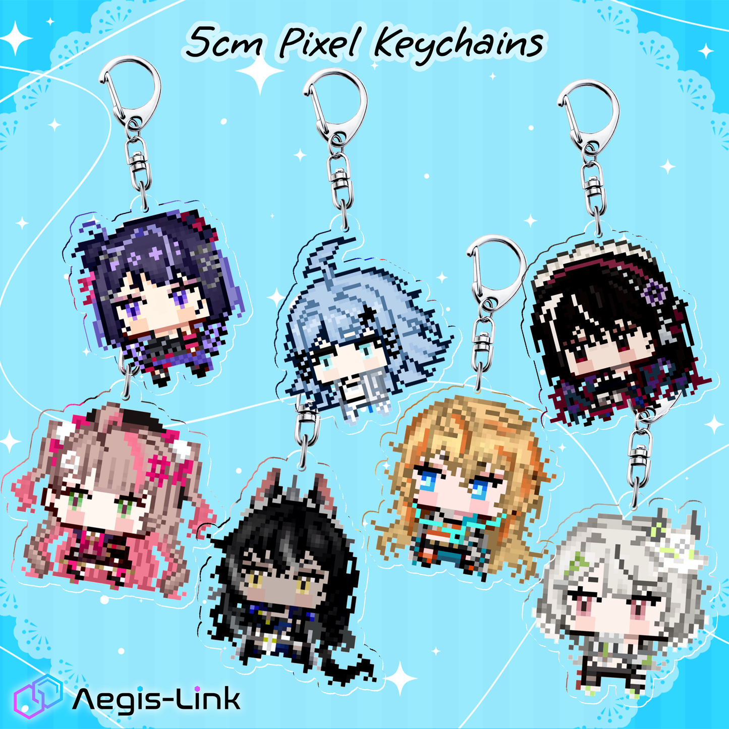 Aegis-Link : Little Pixel Keychains