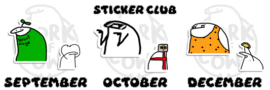 Quarterly Sticker Club (Non- U.S. only!)