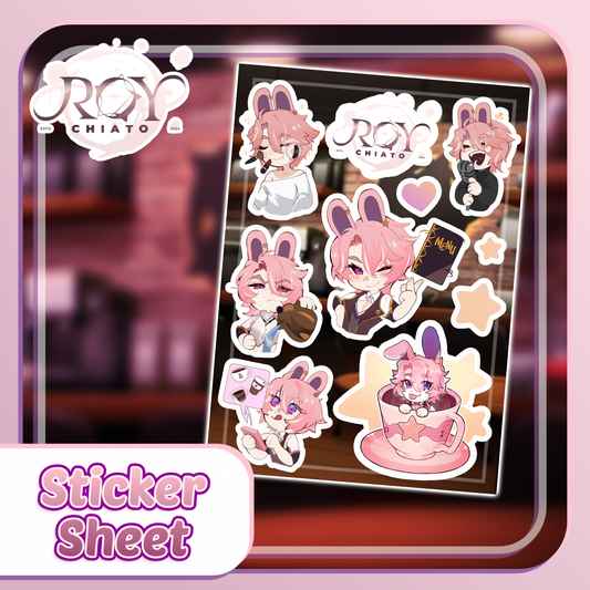 Roy Chiato : Sticker Sheet New