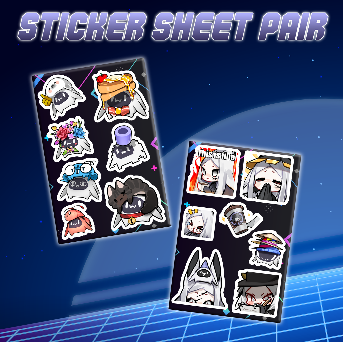 Rikku : Sticker Sheet pair