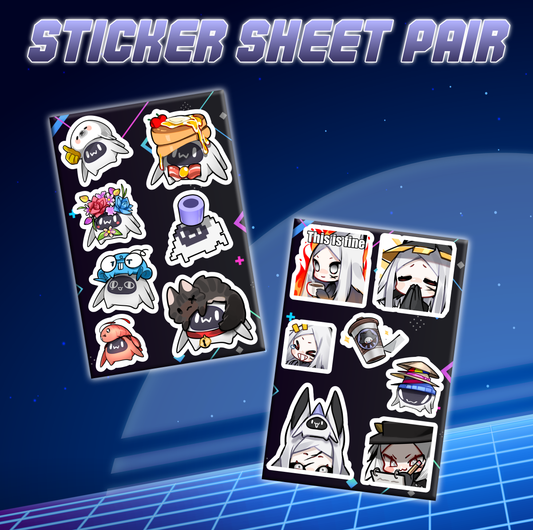 Rikku : Sticker Sheet pair