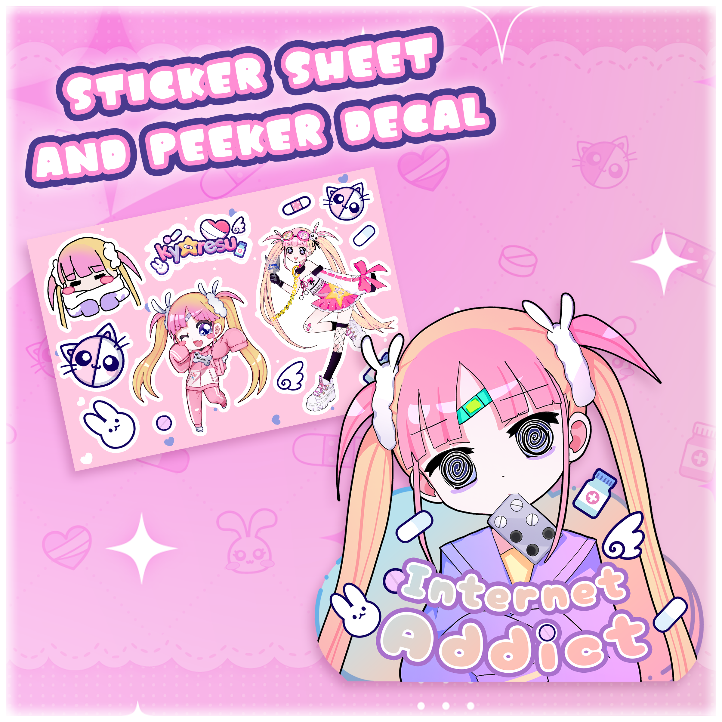 Kayonari Sticker KyOresu : Stickers / Decals – Kawa Entertainment