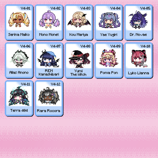 V4Mirai : Little Pixel Keychains