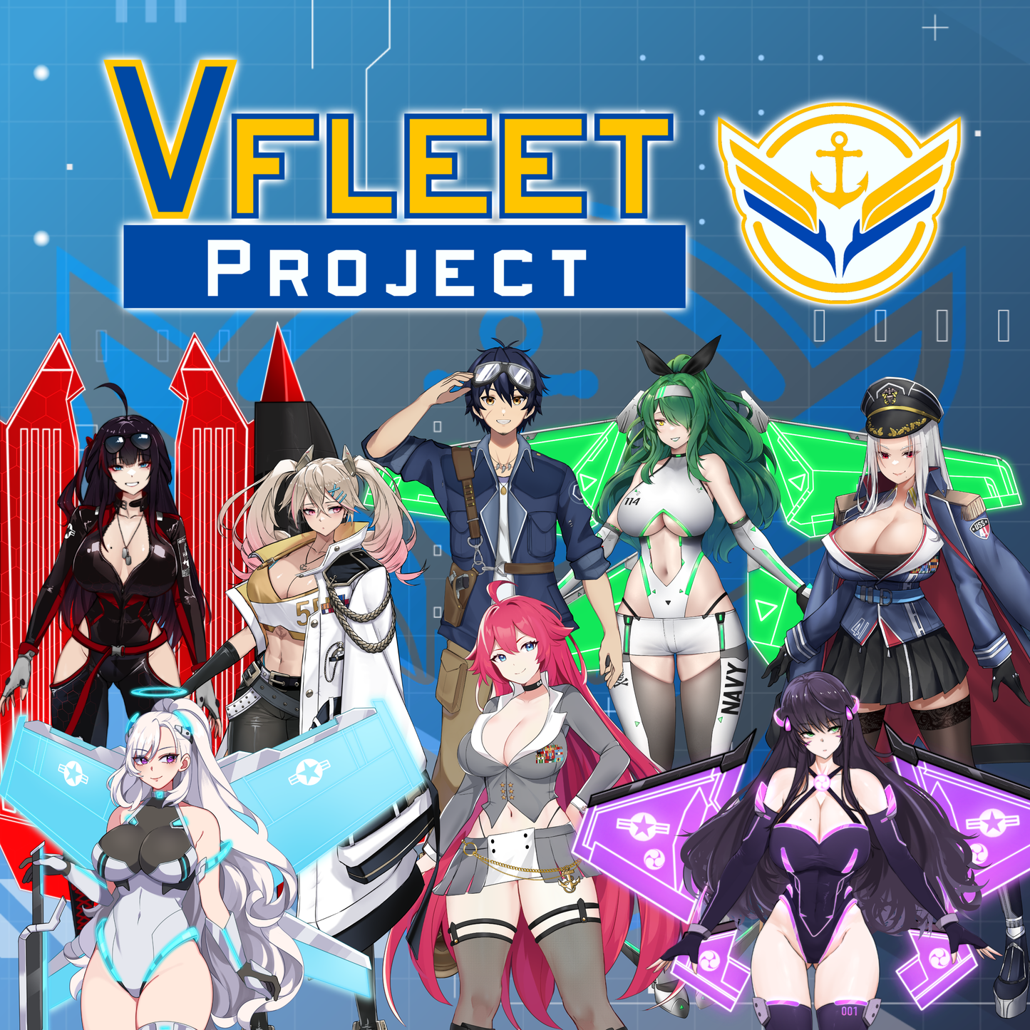 VFleet Project : Acrylic Standee Full Set