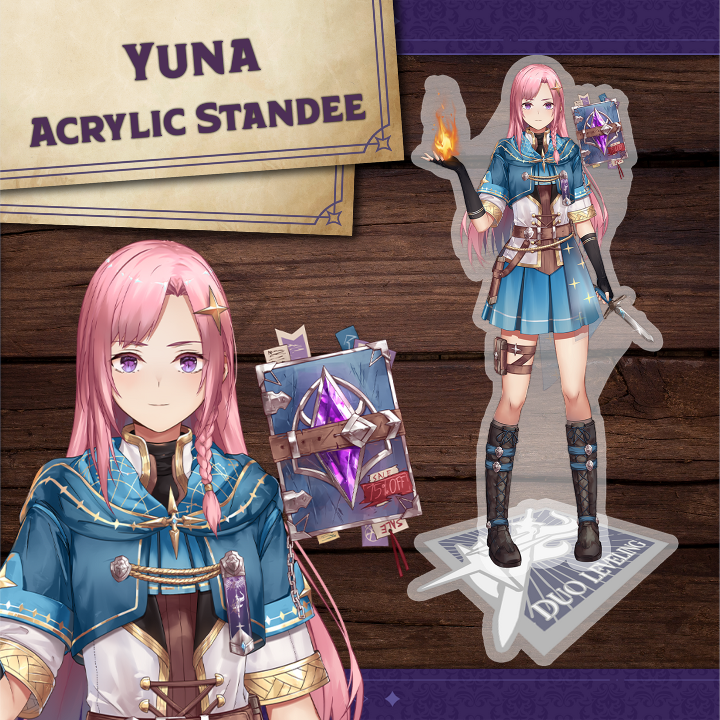 Duo Leveling : Yuna Acrylic Standee