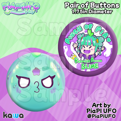 PiaPi UFO - Pair of Buttons