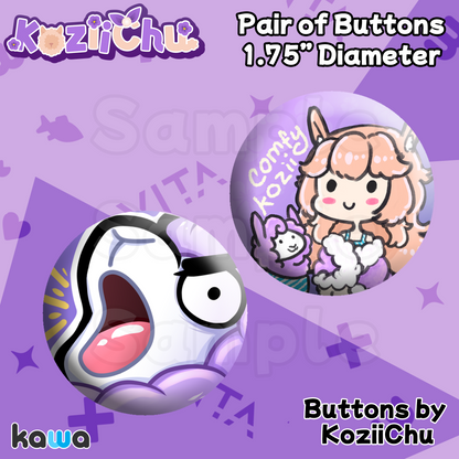 Koziichu : Pair of Buttons