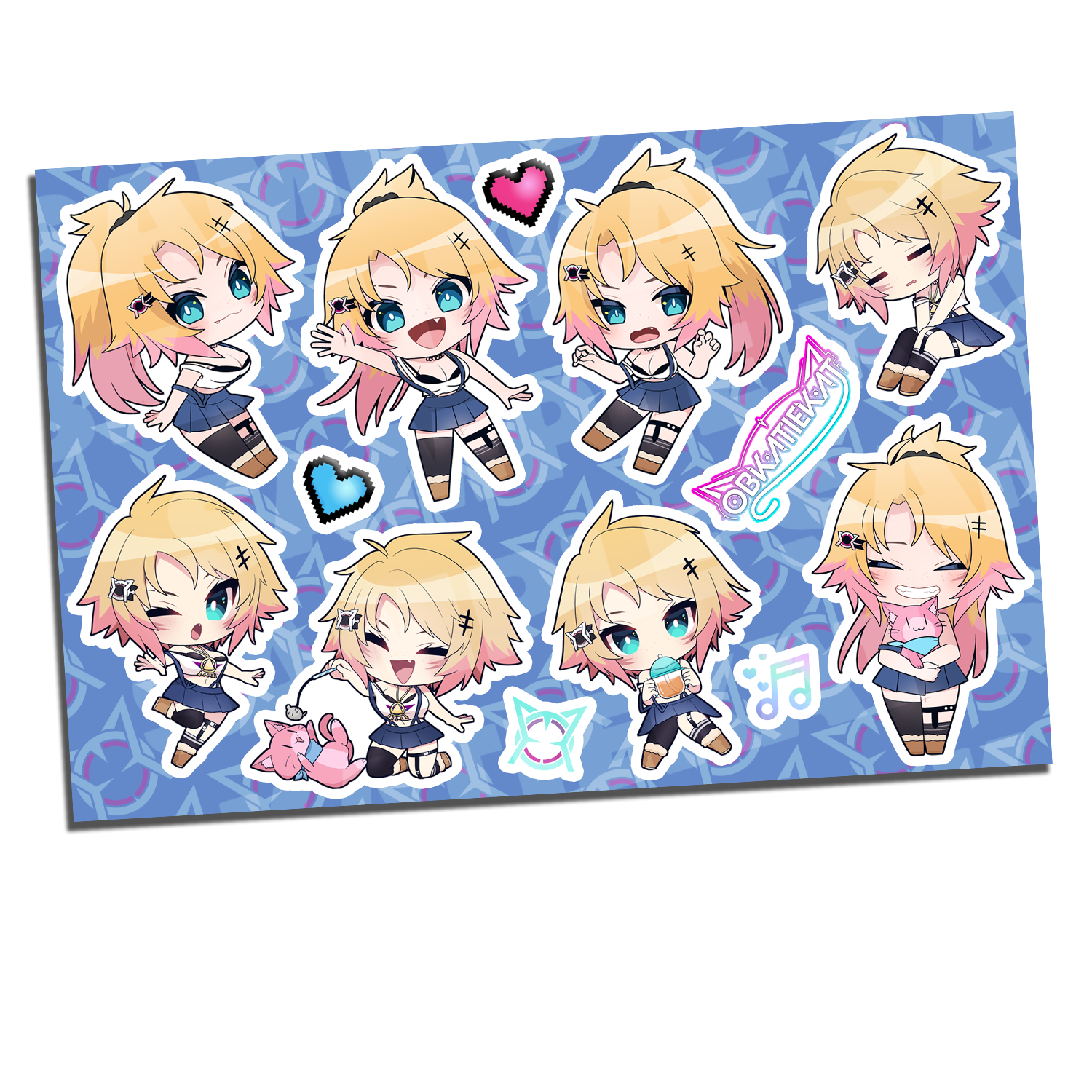 ObKatieKat : Sticker Sheet – Kawa Entertainment